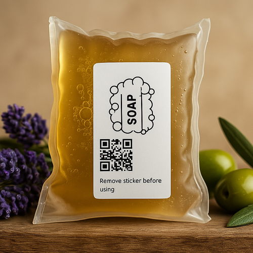 Lavender & Olive Oil Shower Gel Pouch 40-50ml